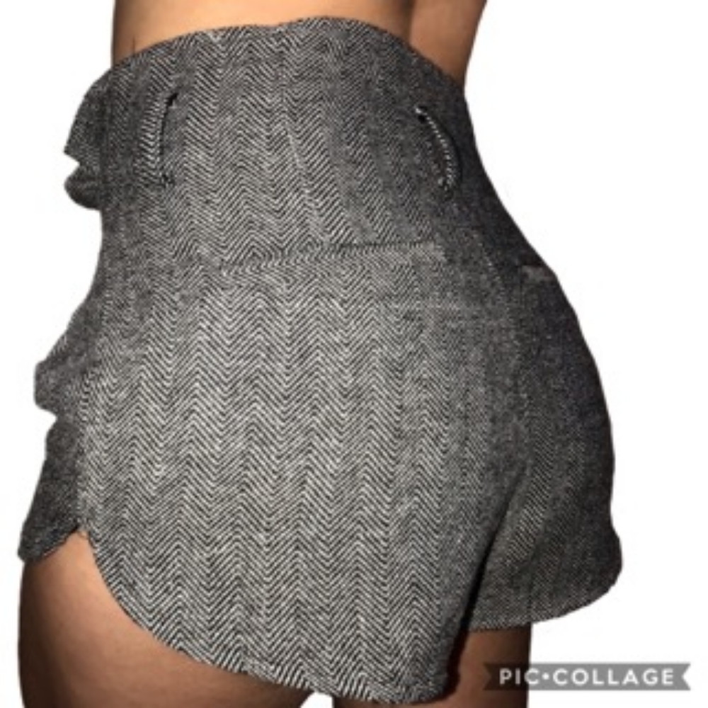 BDG TWIG Hi Waisted Wool Blend Shorts 6